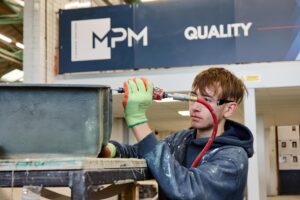 Harry-Clark-apprentice-at-Leeds-fibreglass-moulding-firm-MPM