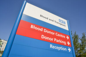 Donor Centre Sign